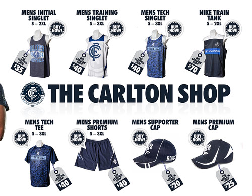 carlton football club shop